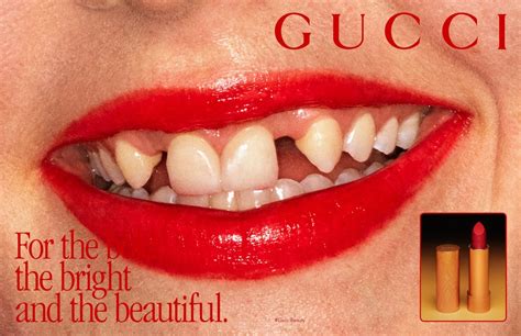 gucci teeth ad|Gucci bad teeth ad.